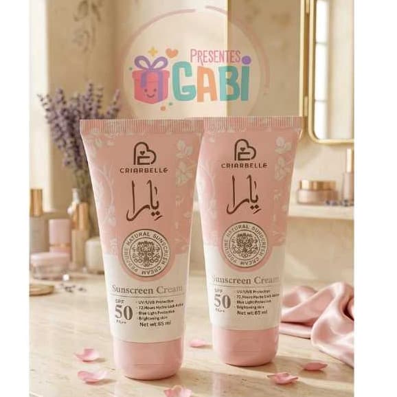 Protetor Solar Creme com fragrância Criarbelle Sunscreen Cream Spf 50