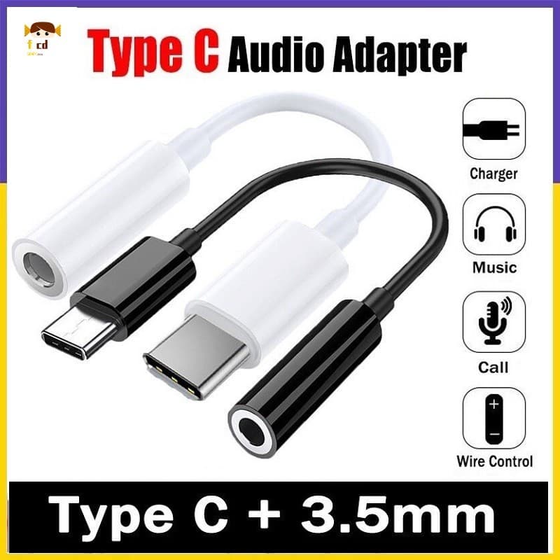 Adaptador De Fone De Ouvido USB-C Para 3.5 Mm-Cabo Conversor Tipo Jack