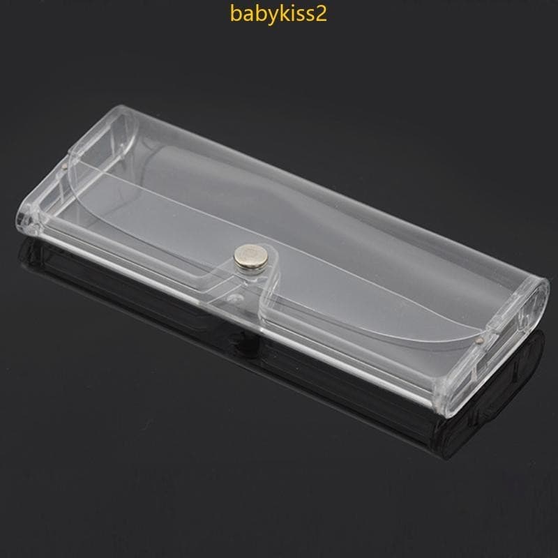 Óculos Clip-On Polarizados Transparentes Bab com Estojo Macio e Durável, Acessórios de Proteção Transparentes