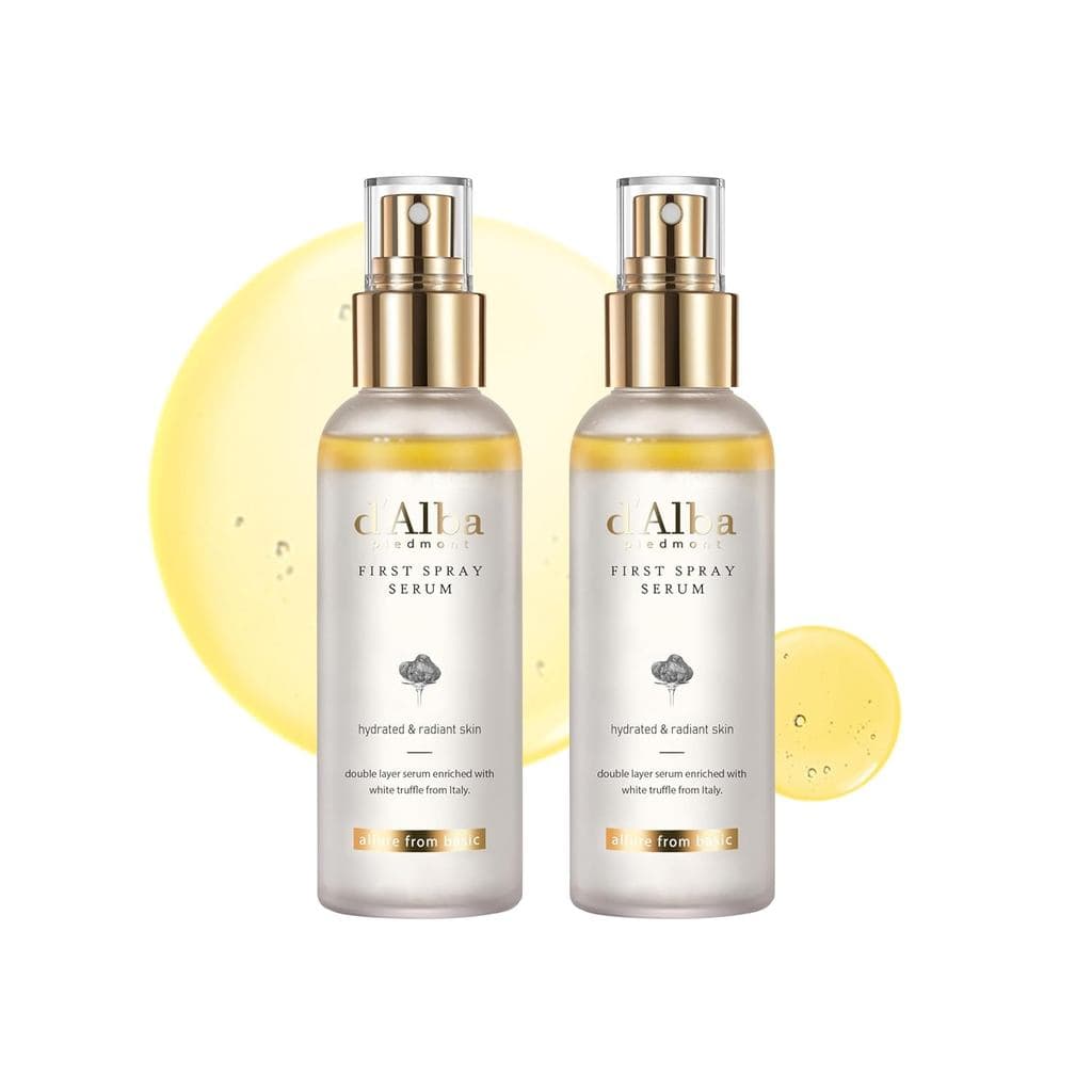 d'Alba Pmont - [2 unidades] Sérum em Spray de Trufa Branca Italiana First-Effect, produto vegano para cuidados com a pel