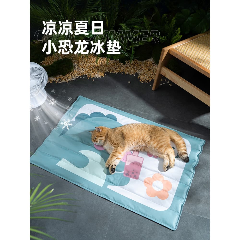 Almofada de gelo para gatos, almofada para animais de estimação de verão, maca de gato, almofada legal para dormir, verã