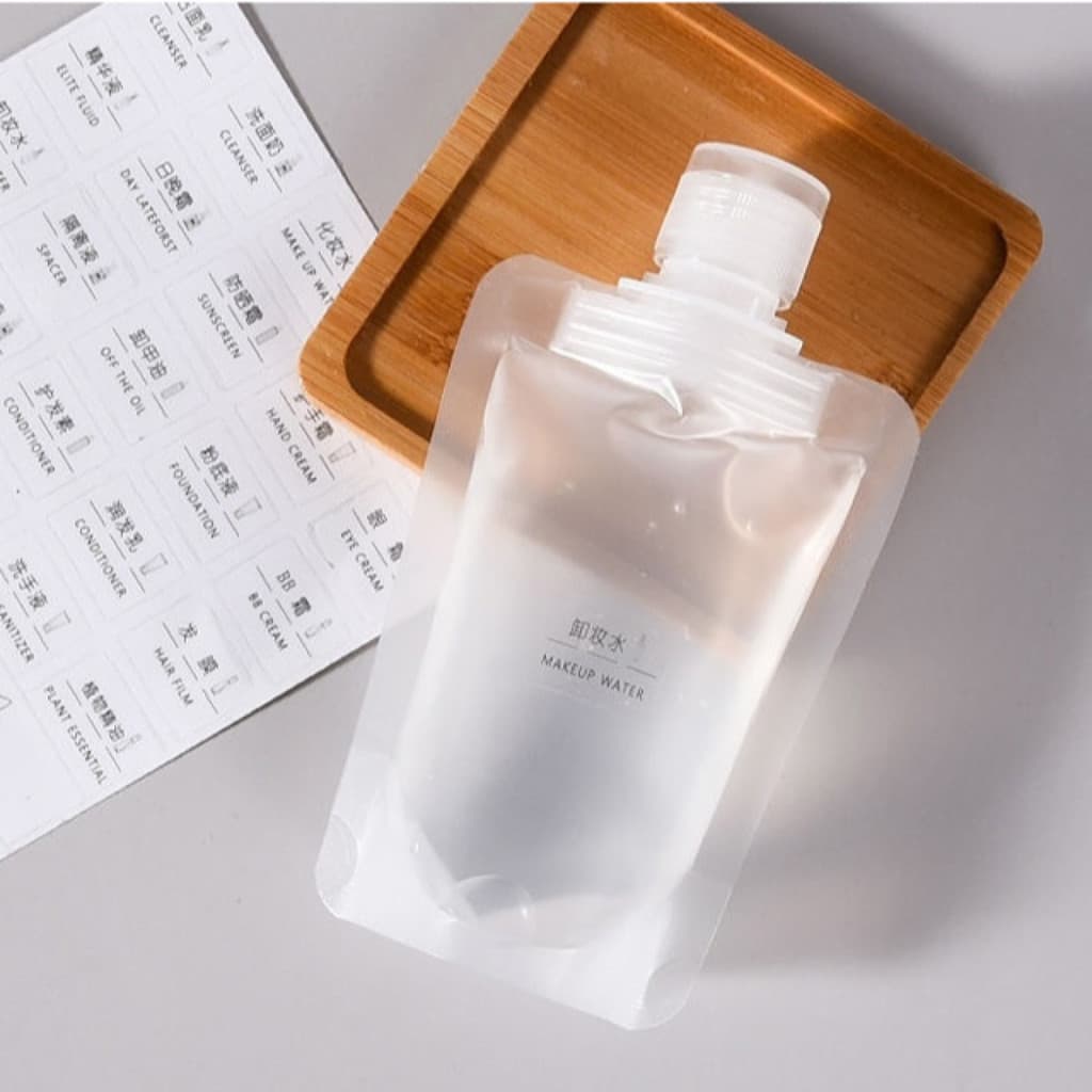 [Leve e Prático] Saco Dobrável de 50ml/100ml para Loção/Shampoo/Viagem