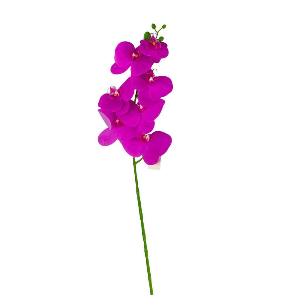 HASTE DE ORQUIDEA PHALAENOPOLIS FUCSIA 75CM REAL TOQUE
