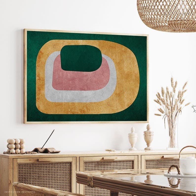 Quadro Decorativo Formas Minimalistas Decor