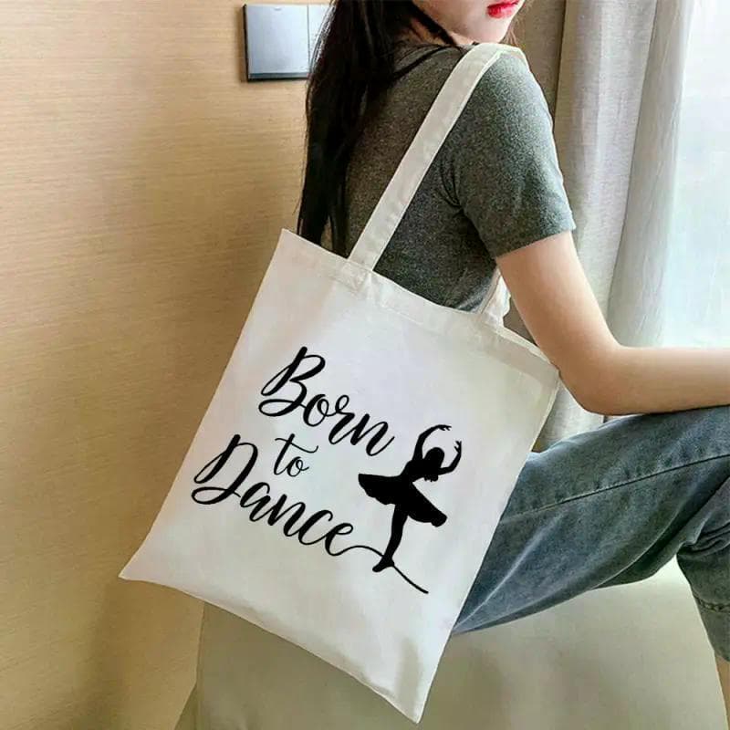 Novo estilo nascido para dançar bolsa de lona dança Ballet impresso bolsa de lona bolsa de ombro.20260721