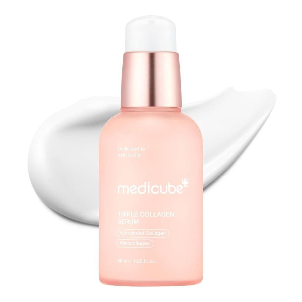 Sérum Triplo Colágeno Medicube 1.85 fl.oz - com Complexo de Triplo Colágeno Nutre a Pele Opaca - Contém Niacinamida e Ác