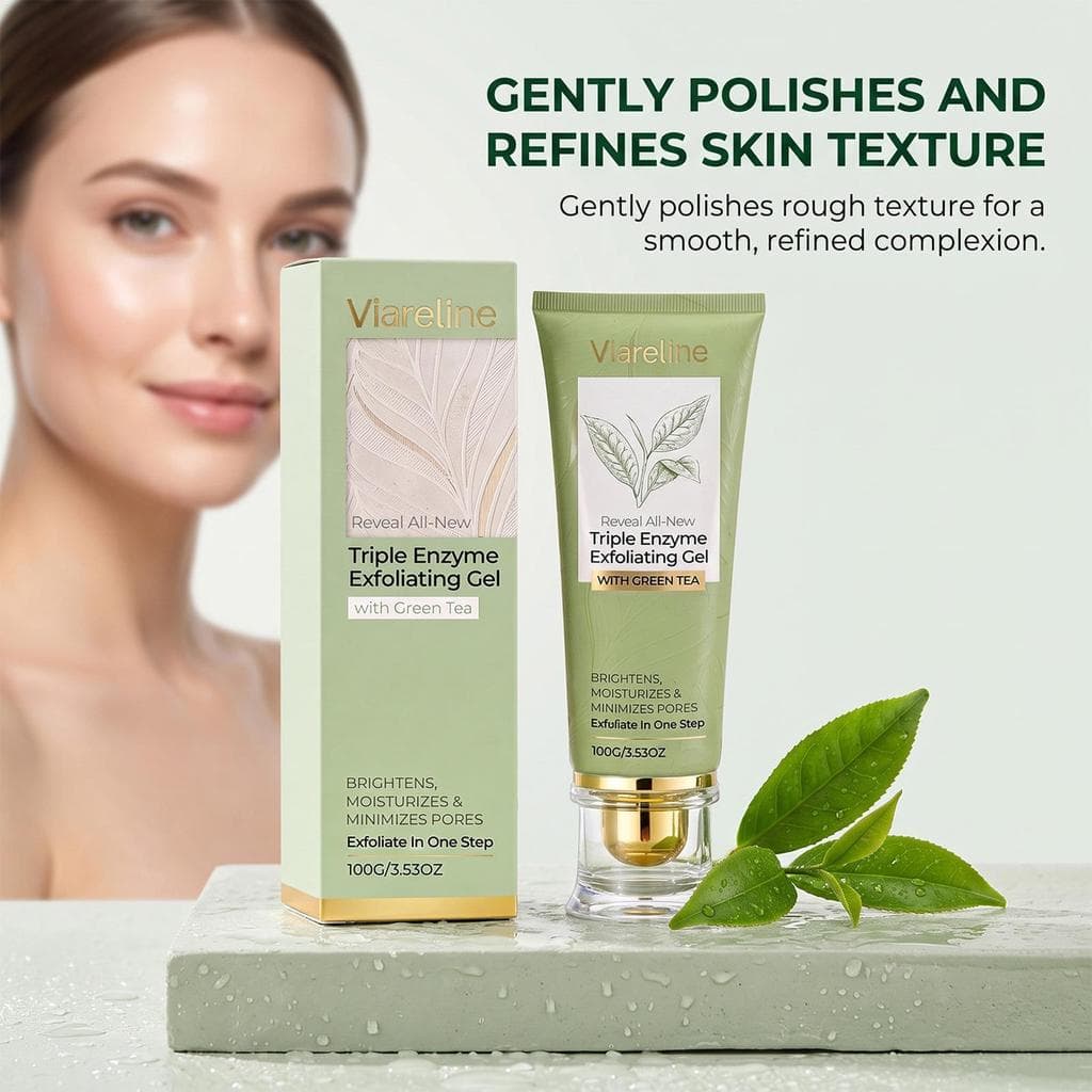 Gel Peeling Para Rosto Natural Poros Limpeza Hidratante Iluminador 100g Feminino Facial Limpador De Pele Morta Sensível