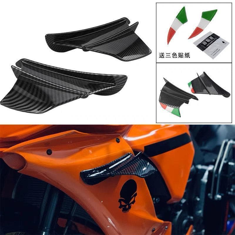 Locomotiva motocicleta defletor universal adequado para motocicleta locomotiva defletor universal bezerro não. 9 Spoiler