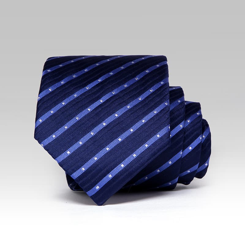 Yiwen gravata masculina Formal de negócios versão coreana azul preto gravata 8cm casamento noivo gravata Casual