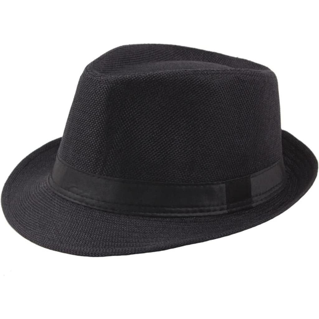 Chapéus Fedora com Aba para Homens, Clássicos Estilo Vintage dos Anos 1920, com Faixas Pretas, 8 Cores, Chapéu para Ativ