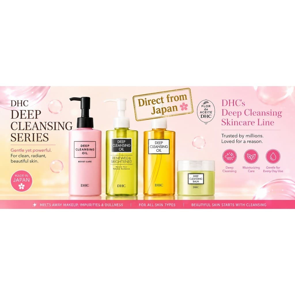 DHC Deep Cleansing Oil ・ Cleansing Balm Made in Japan【Direct from Japan】