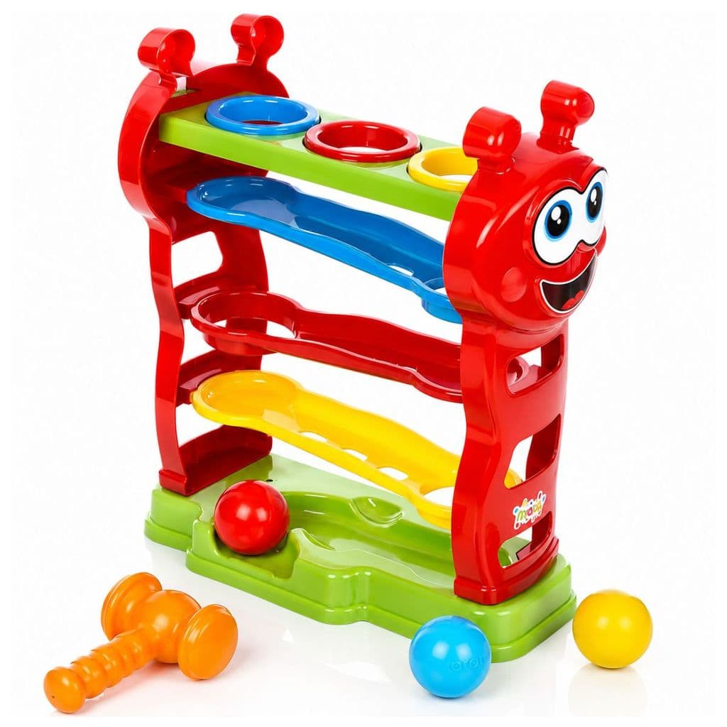 Baby Peia Centopeia Didática Com Martelinho E Bolinhas