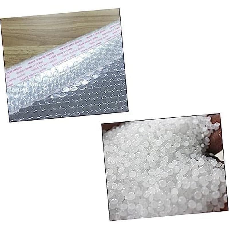 NUOBESTY 50 Sacos de envelope pequenos Filme de alumínio Envelope de bolha Envelope à prova d'água Máquina de selagem a