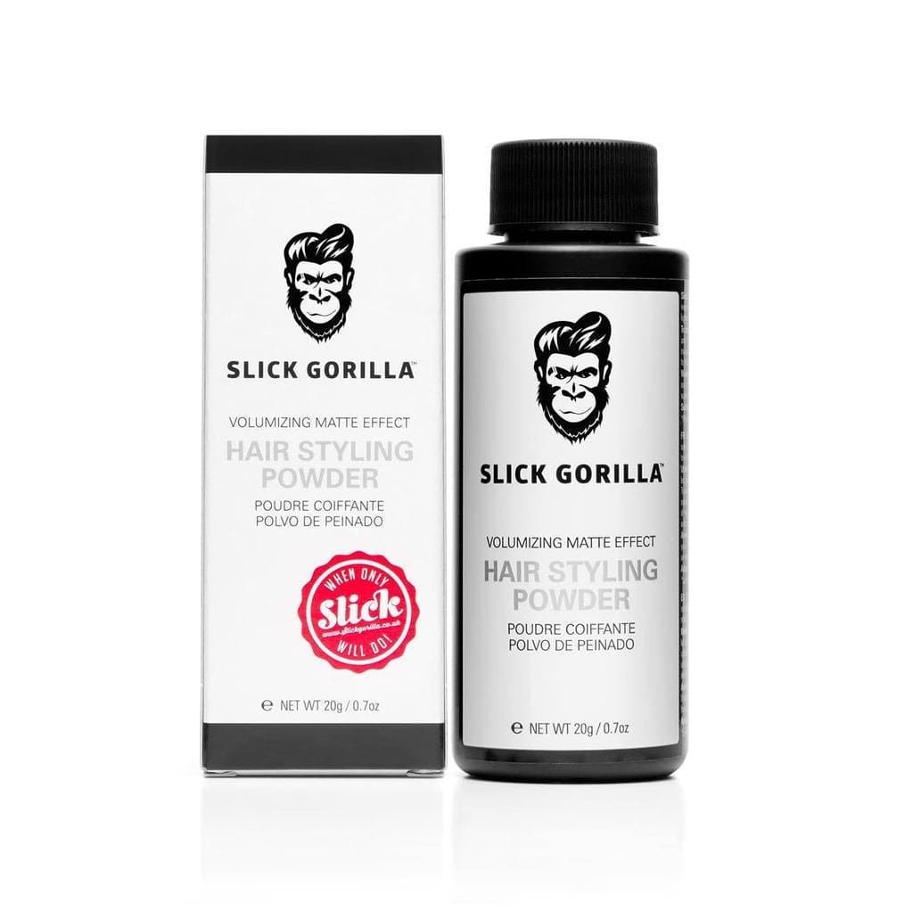 Pó Modelador Masculino SlickGorilla 0,70 onças (20 ml) |     Pó texturizador |     Efeito fosco |     Estado fixo 24 hor