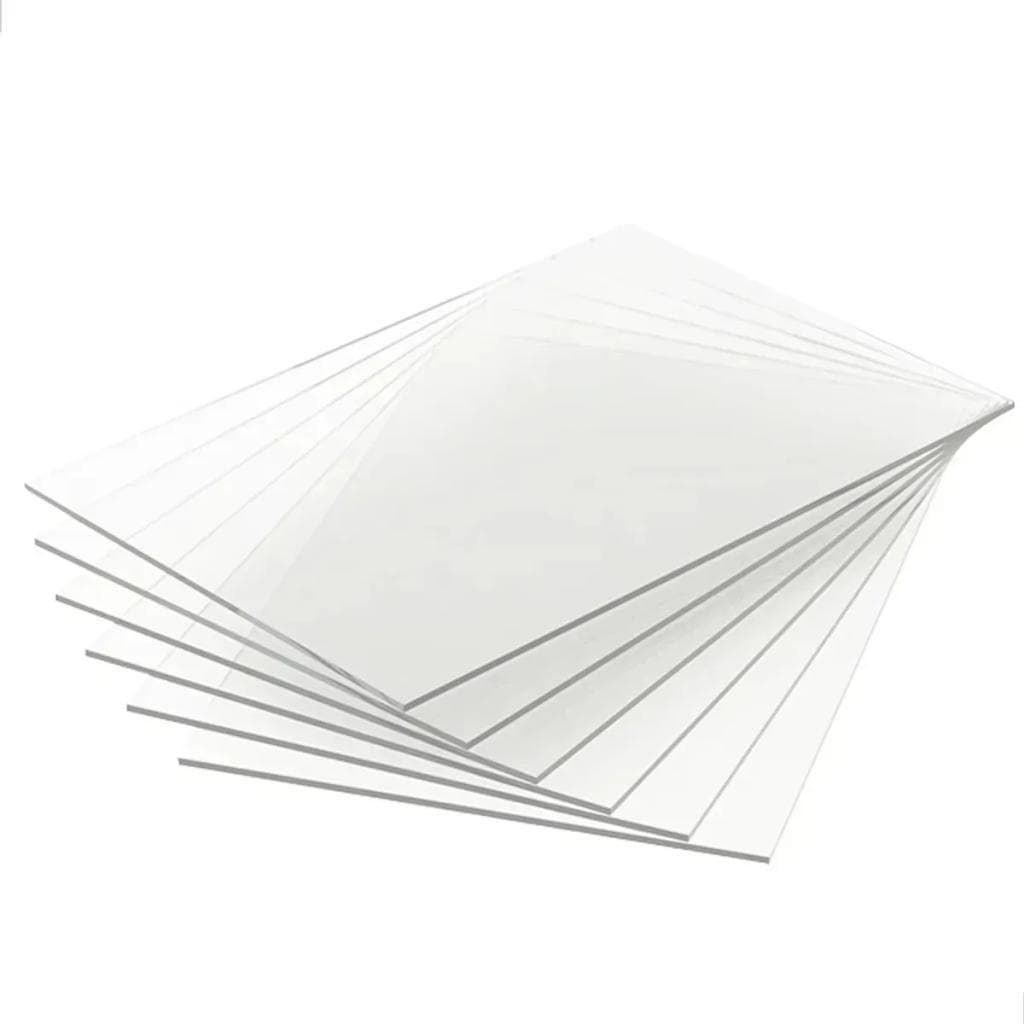 Placa 100 x 50 cm  Acrilico transparente  2mm