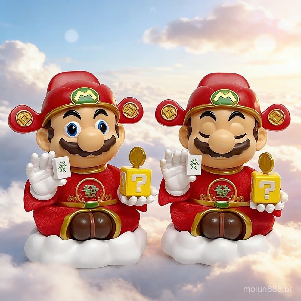 Figura de Ação do Mario 2025, Super Modelo de Personagem de Quadrinhos, Brinquedo Periférico de 14cm, Presente de Anime