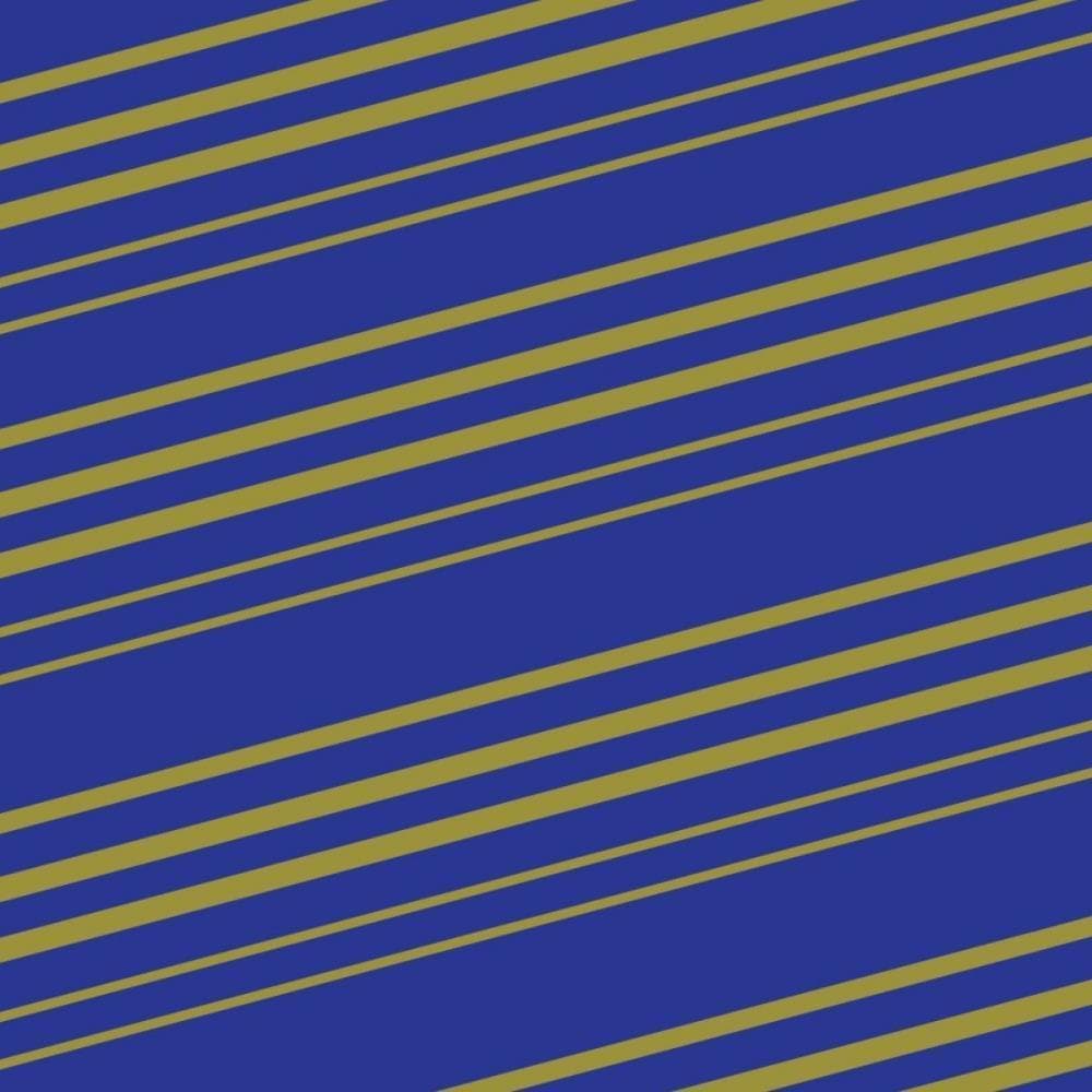 Papel Presente Bobina Couche 60CM. MOD.319 Listrado AZ/OURO