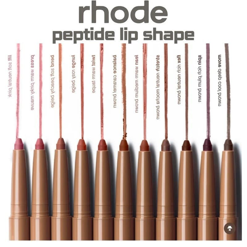 Rhode Pele Peptídeo Lábio Forma Caneta Forro Para Remover Tatuagens Contorno De Longa Duração Batom Manchas