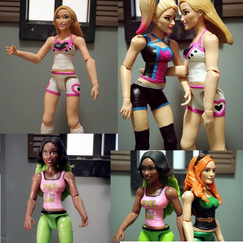 Anel de luta livre lutador feminino 20cm figura de ação Super móvel motocicleta motorista piloto