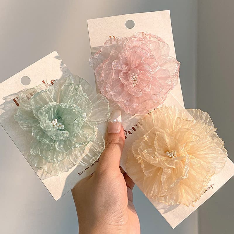 Presilhas de cabelo fofas para meninas, grampos de cabelo de fada, acessórios de cabelo infantis, presilhas de cabelo co