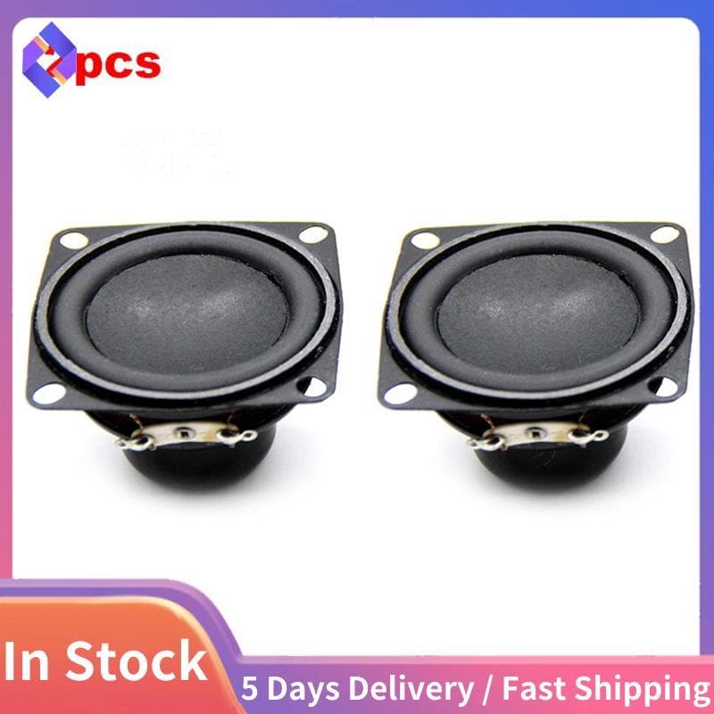 2 Pçs Alto-Falante De Áudio 4Ω 10W 53mm 2 Polegada Multimídia Som DIY Para Home Theater