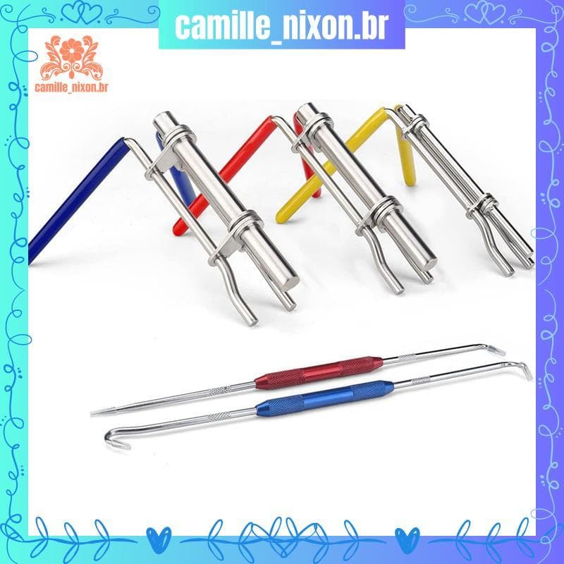 [camille_nixon.br] Kit De Ferramentas De Instalação De Vedação De Haste De Cilindro Hidráulico Ferramenta Glândula De Re