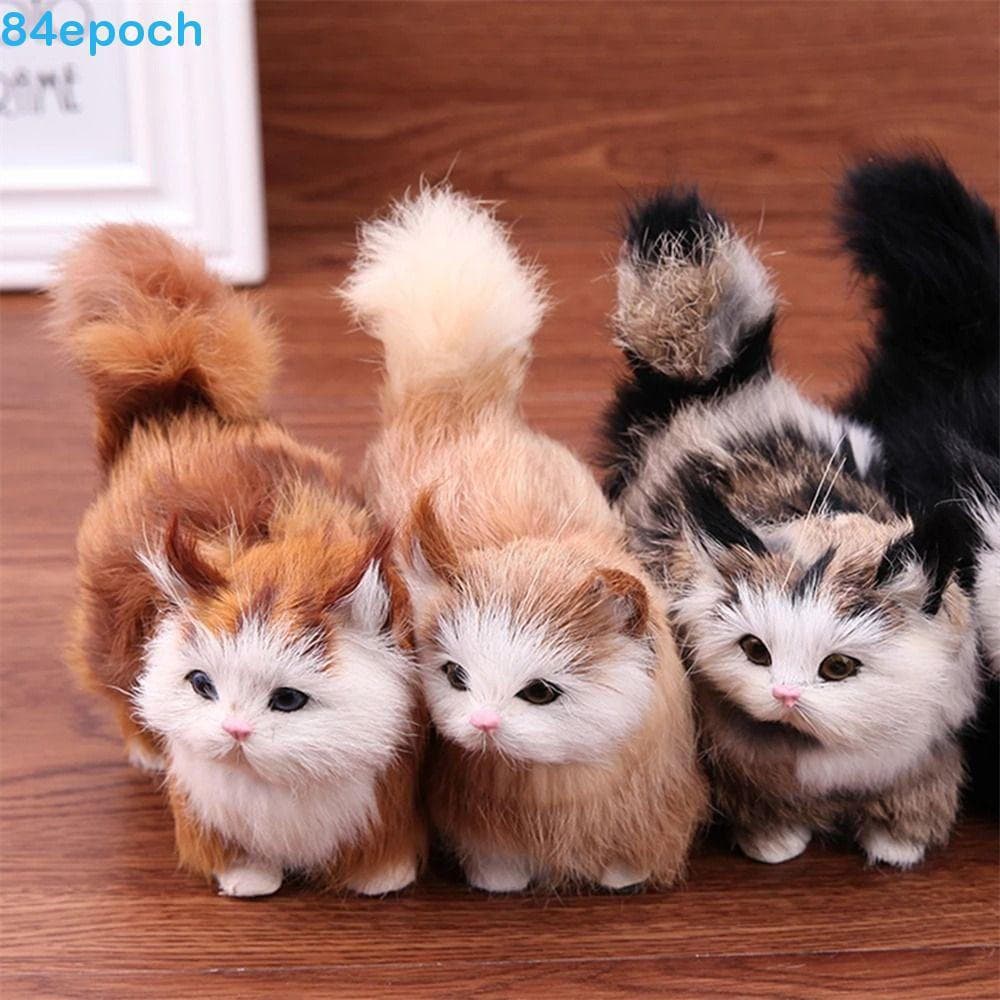 BREPOCH Brinquedos De Pelúcia Para Gatos Brinquedo Macio Bebês Meowth Infantil Animal Artificial Gatinho