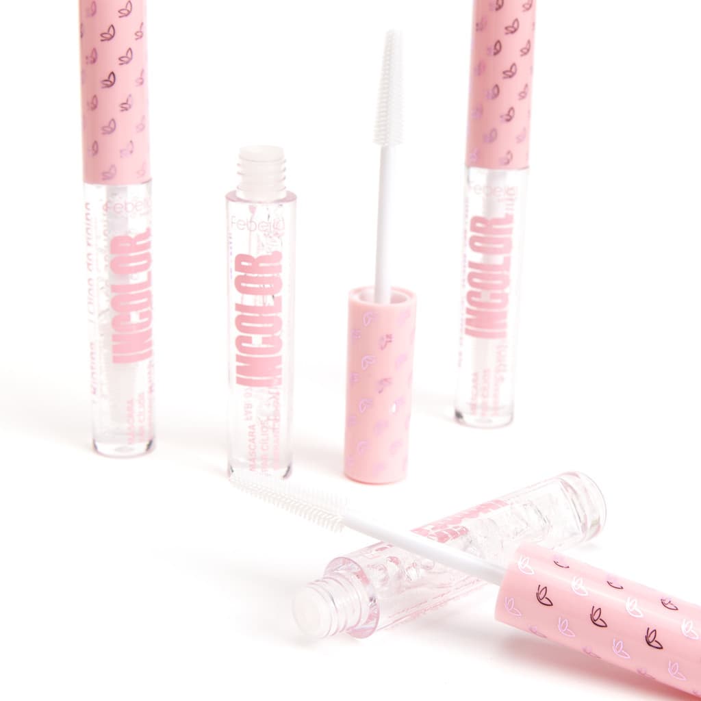 GEL INCOLOR PARA SOBRANCELHAS COM BIOTINA E ÓLEO DE RÍCINO – FEBELLA MAKEUP