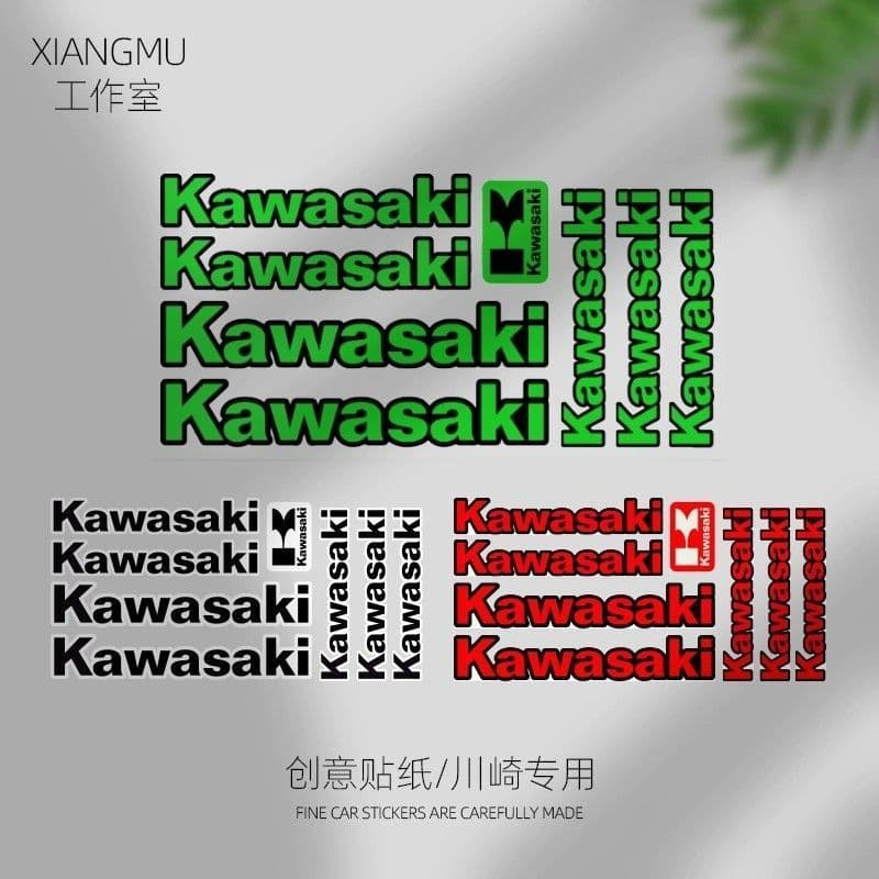 Adesivo Refletivo Kawasaki Ninja 400 650 Z400 Z650 Z900 Z1000 Letras Racing Impermeável