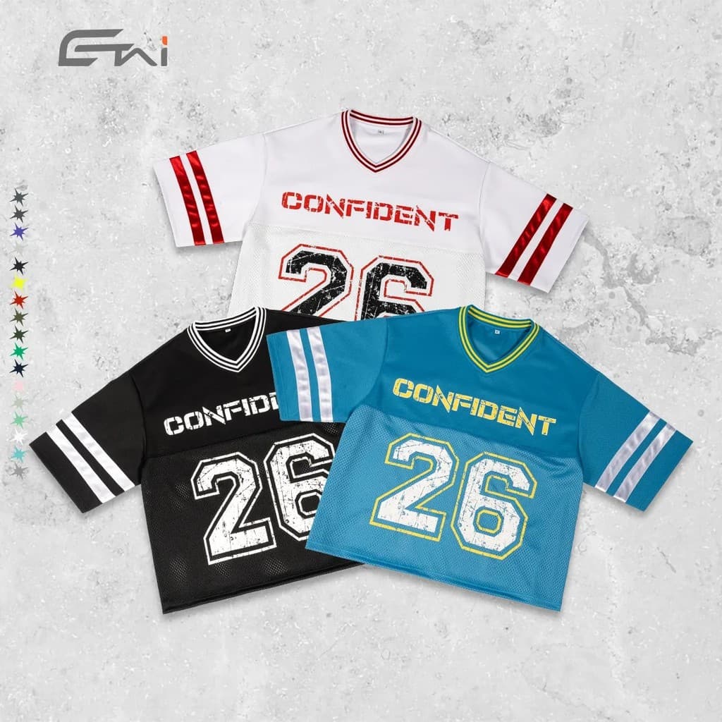 Roupas Masculinas|Verão versão curta solta americana Retro malha camisa camiseta street Wear masculino rua manga curta