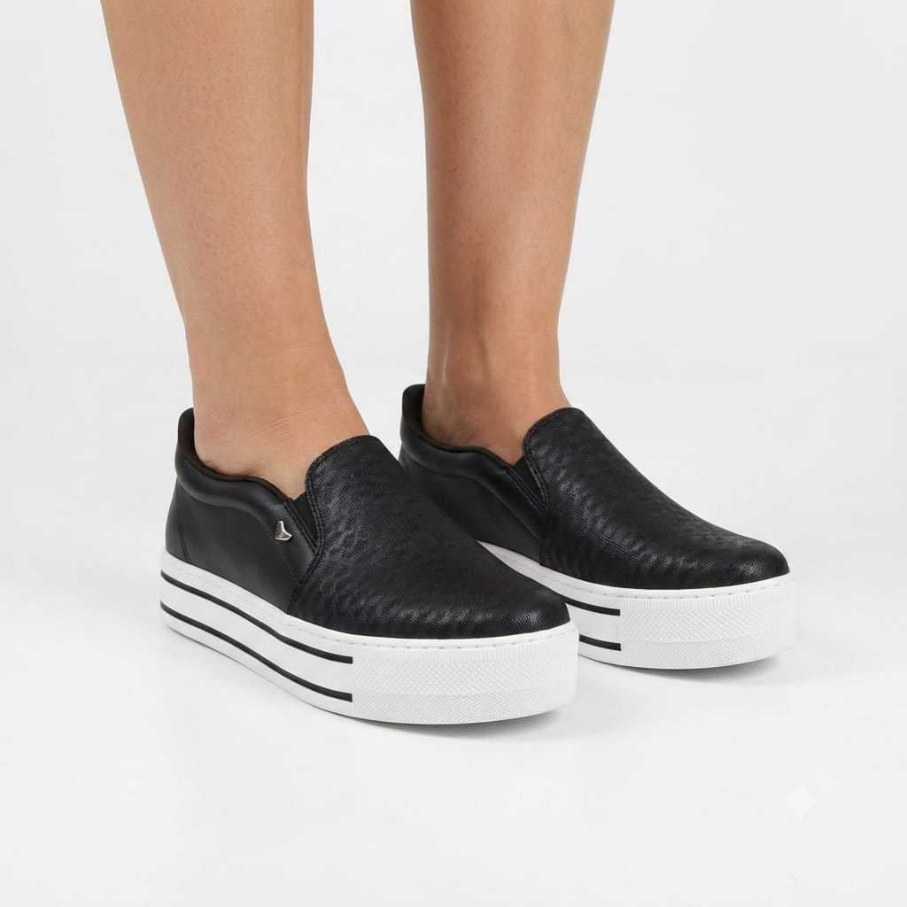 Tênis Feminino Casual Slip on Via Marte Tenis Fem Slip On 010-035