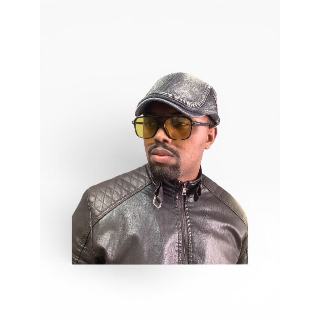 Boina Italiana Masculina Jeans Cinza Premium Boina Flat Cap Estilo Retrô Com Ajuste Regulável Oferta