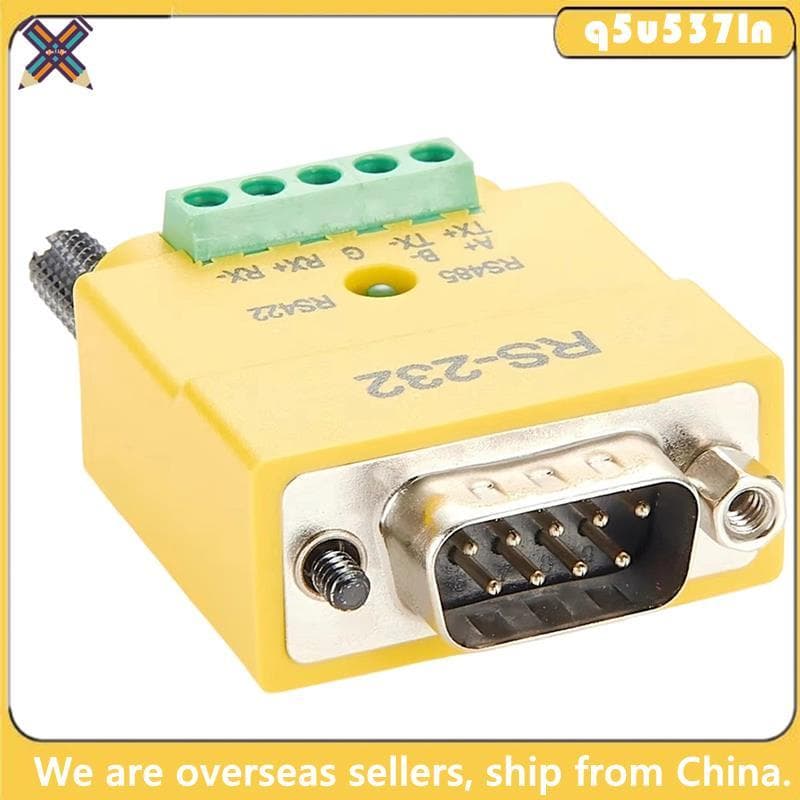 Conversor RS232 Para RS485 DB9 Macho Conector Módulo Interface RS485 Comunicação Serial DB9