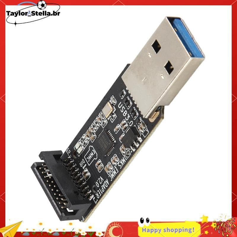 Para Leitor De Cartão EMMC-ADAPTER V2 USB 3.0 Módulo Micro-SD TF Pi SKIPR Peças Sobressalentes