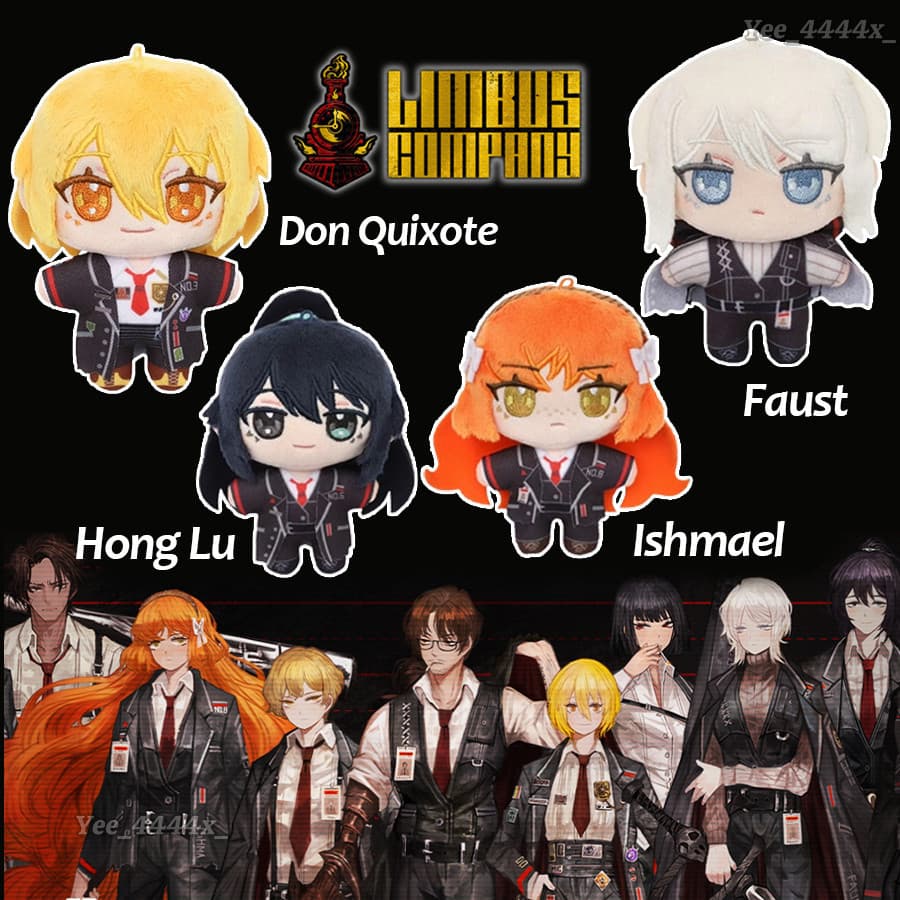 10cm Limbus Company Don Quixote Ishmael‌ Hong Lu Emil Sinclair‌ Boneca De Pelúcia Dos Desenhos Animados Algodão Chav