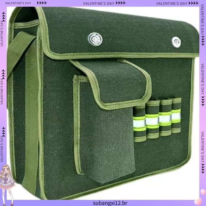 Kit de ferramentas de lona para elogios, 5147 pessoas, ombro, eletricista, kit de ferramentas de reparo, vergalhão, trab