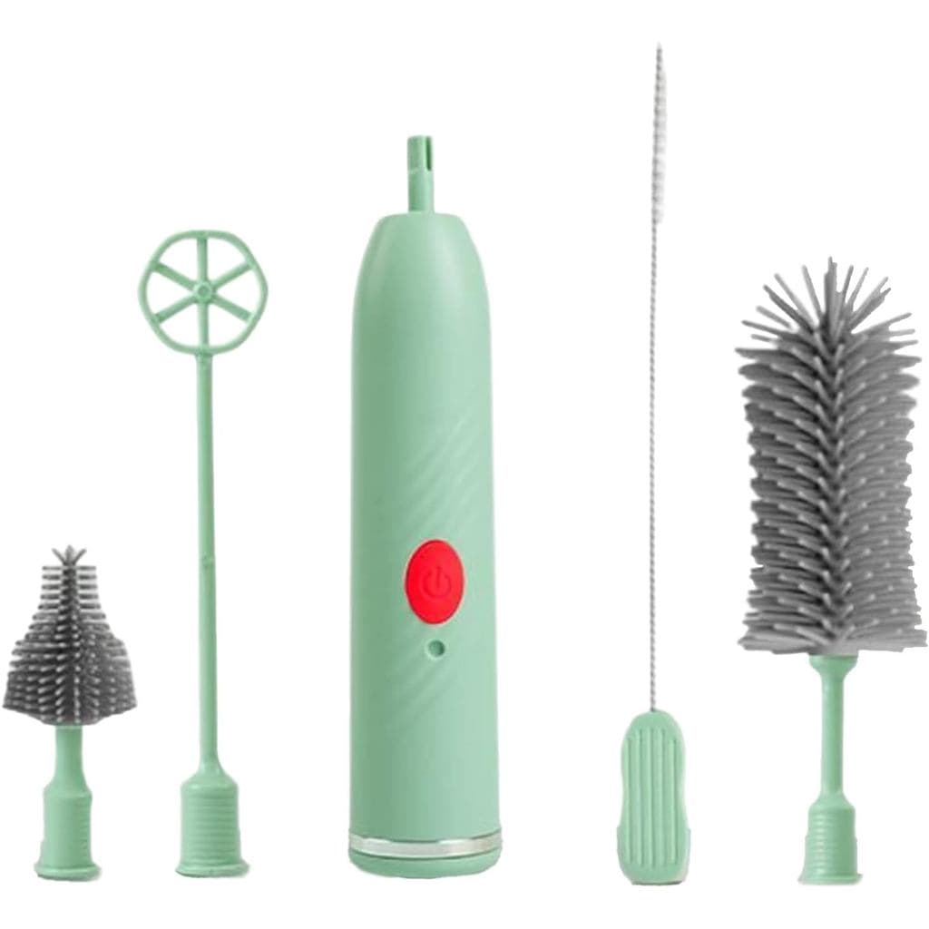 Escova Elétrica para Limpeza de Garrafas - Escova Elétrica para Limpeza de Canudos, Escova de Limpeza Elétrica, Escovas