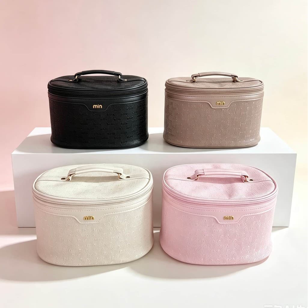 Kit 2 Bolsas Organizadoras Maquiagem, Nécessaire Viagem Feminino, 5 Cores Disponíveis