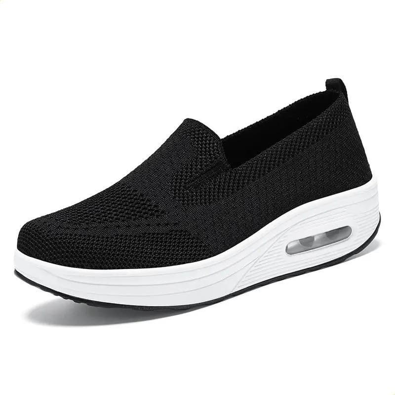 Tênis Feminino Confortável Caminhada Academia Casual Respirável BR 34