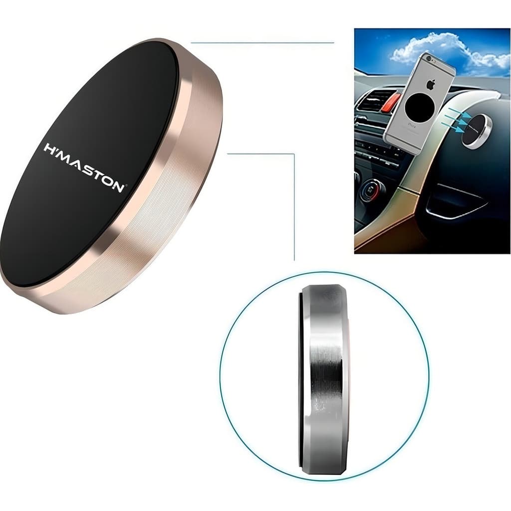 Suporte Celular veicular Magnético Forte Com Poderoso Imã Neodimio Potente Automotivo P/ Carro