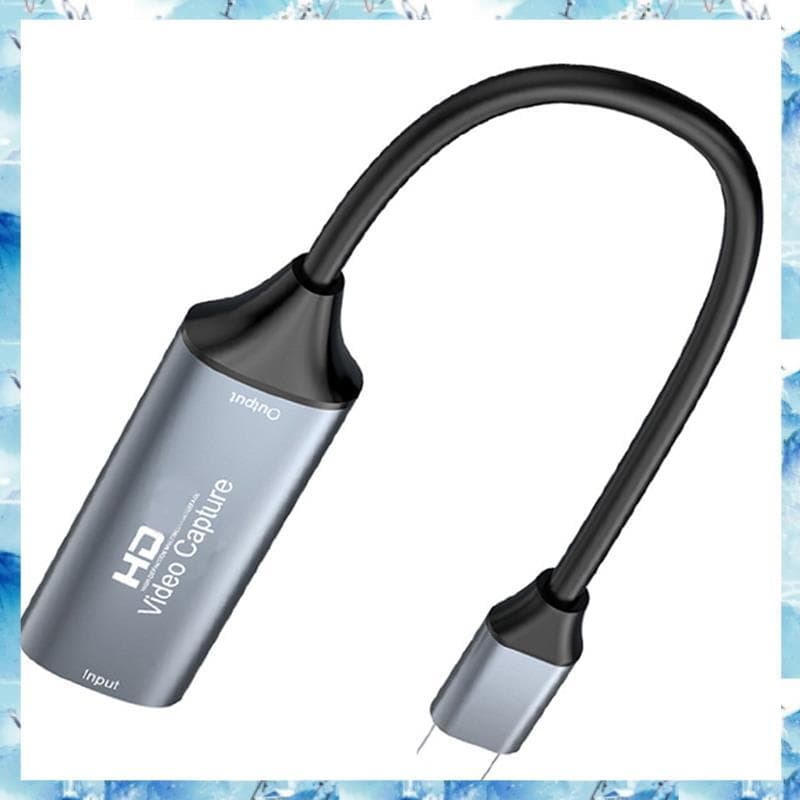 [Bcd] Placa De Captura De Vídeo USB 2.0 Tipo C 4K Para Gravador De Transmissão Ao Vivo De Jogos/30Hz