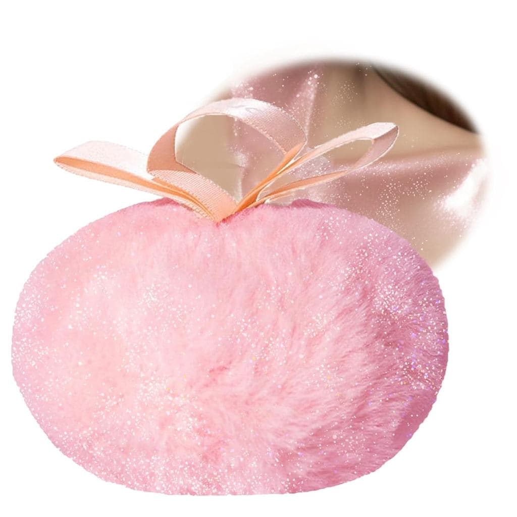 Esponja de Pó Iluminadora Corporal, Esponja de Pó de Maquiagem com Glitter, Pó Iluminador Multiuso de Longa Duração, Mac