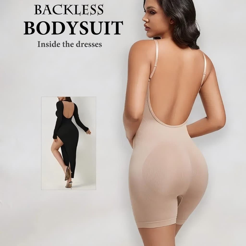 Modelador de corpo alto suporte abdômen estreitamento confortável alça de ombro ajustável Design sem costura senhoras co