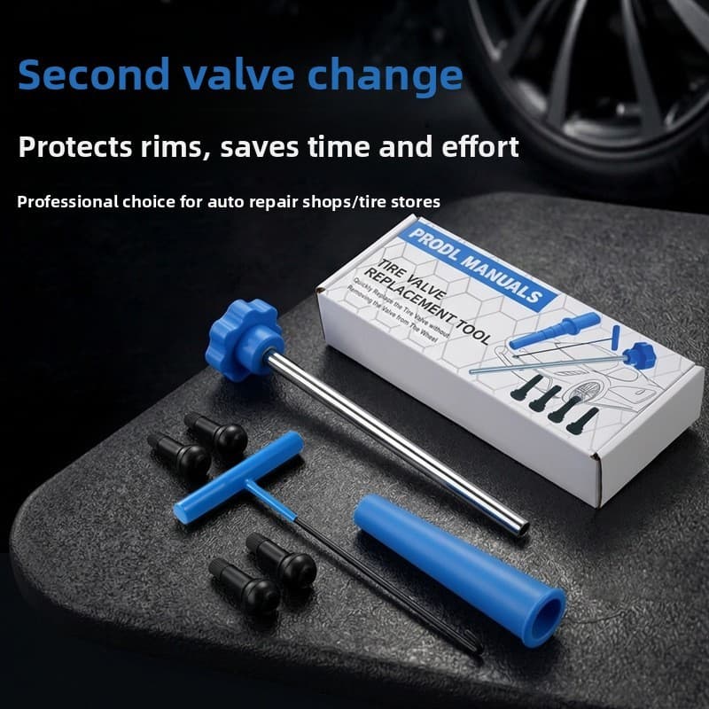 Kit De Ferramentas Para Haste De Válvula De Pneu Sem Câmara , Removedor De Núcleo , Conjunto De Instalação , Acessórios