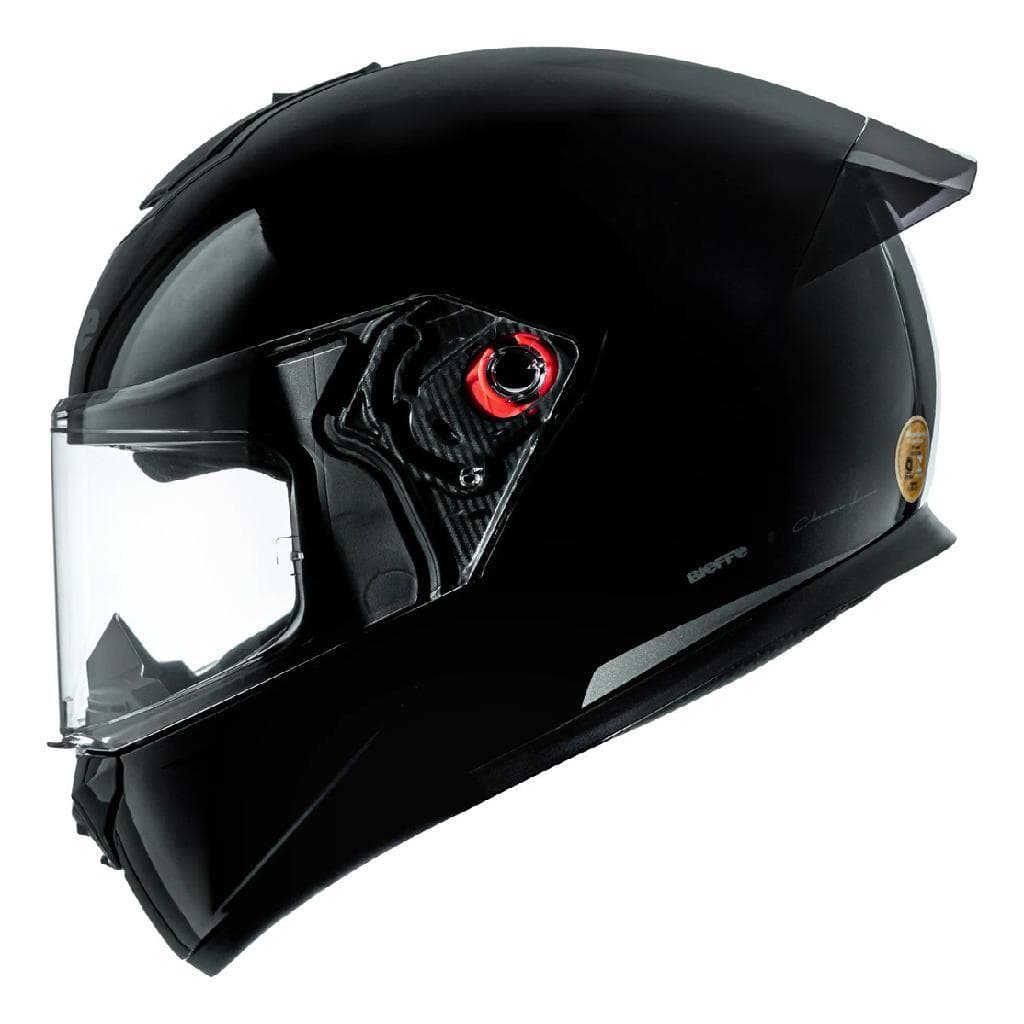 Capacete B-12 Classic Preto Sólido Brilhante