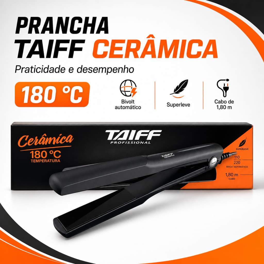 Chapinha Cerâmica 180ºC  TAIFF profissional