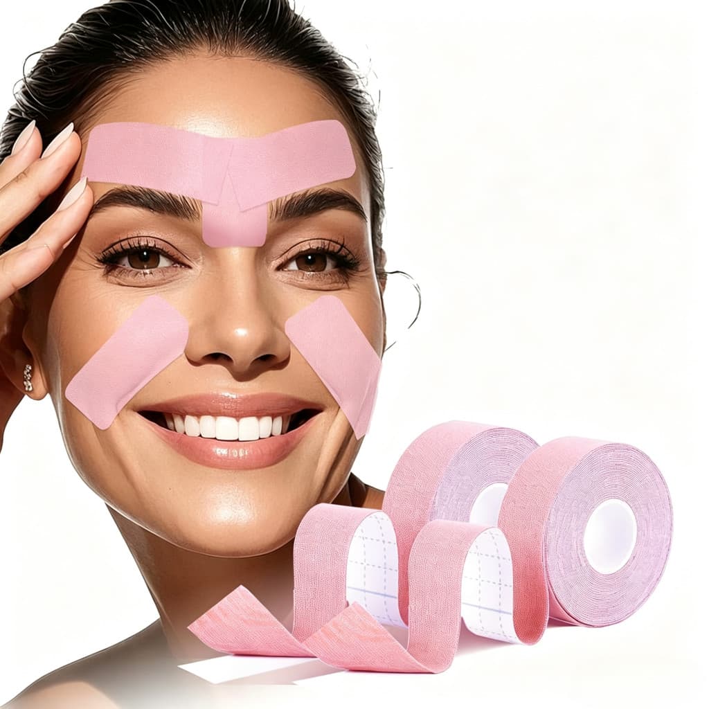 1 Rolo De Nova Alça De Treinamento facial Personalizável De Tamanho Grande , Remendo De Levantamento Noturno Elástico Co