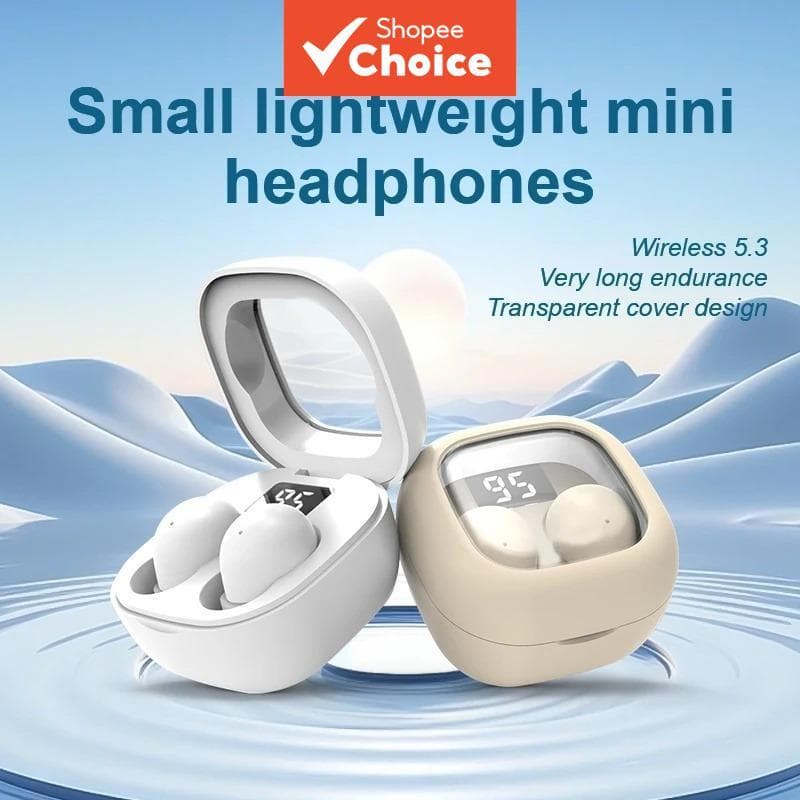 Fones De Ouvido SK19 Invisíveis Para Dormir Com Cancelamento De Ruído Intra-Auriculares De Música Pequenos E Macios Sili