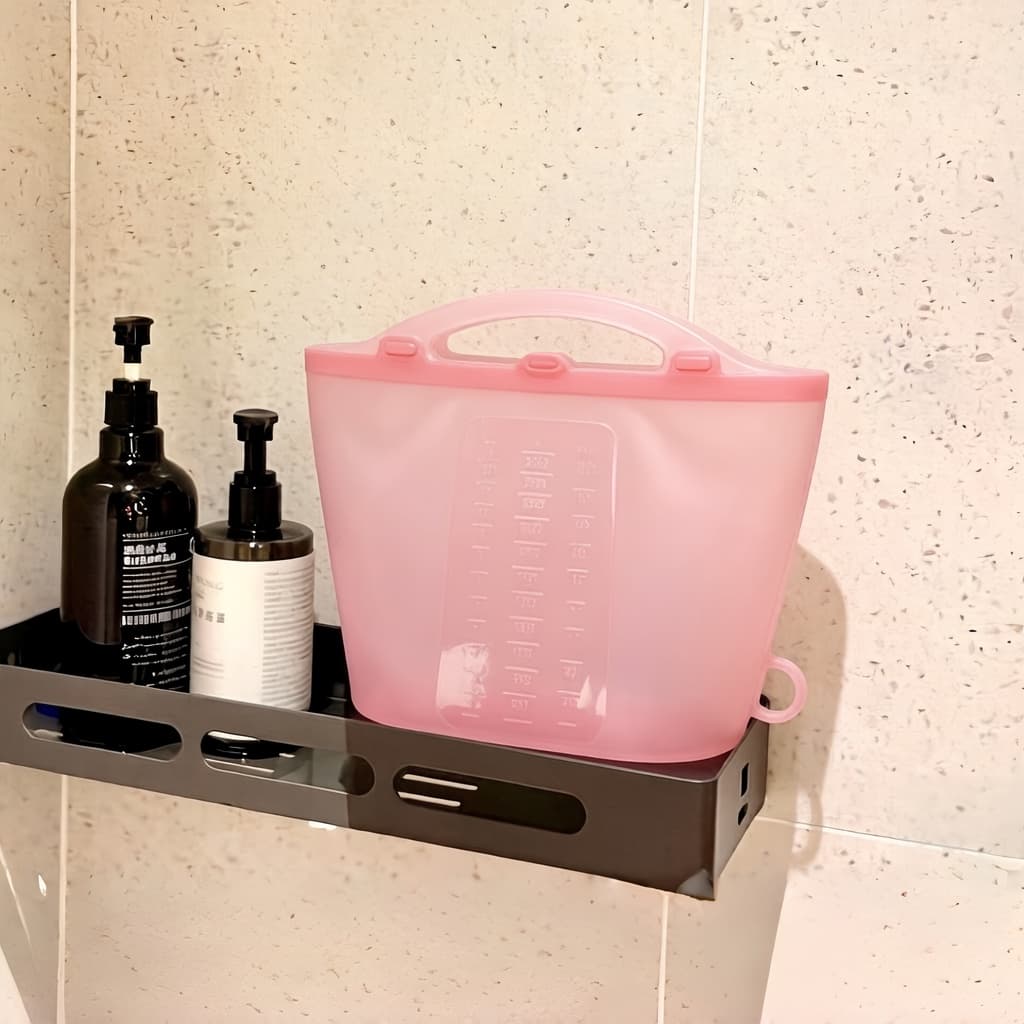 🔥 Necessaire de Maquiagem em Silicone 🔥 VENDA QUENTE Bolsa Necessaire Feminina Portátil Necessaire Grande Capacidade I