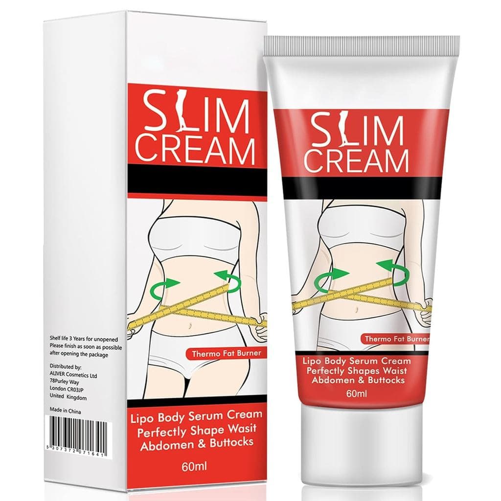Creme Quente para a Barriga, Creme Emagrecedor e Queimador de Gordura para Estômago, Cintura e Glúteos, Queimador de Gor